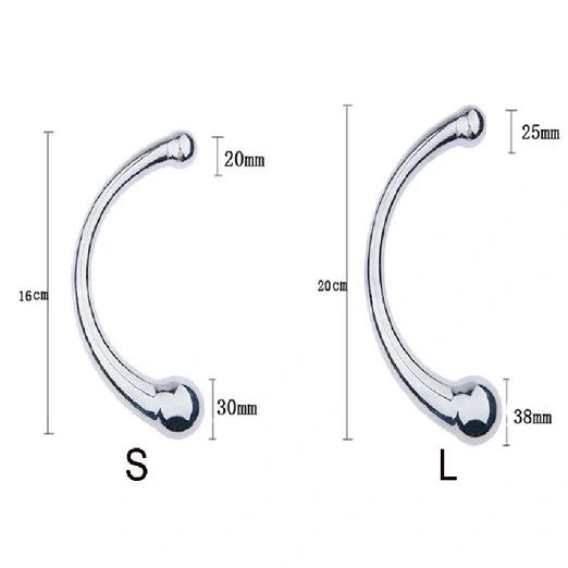 Stainless 5858 Steel Double Ended Anal Hook Elegant 0811